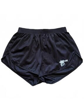 Vintage Hooters Shorts Owl Dolfin Uniform Nylon Mini Black Women's Size Medium